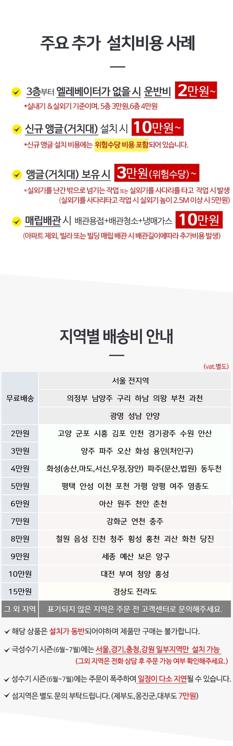 캐리어 에어컨 기사 방문 설치 이미지