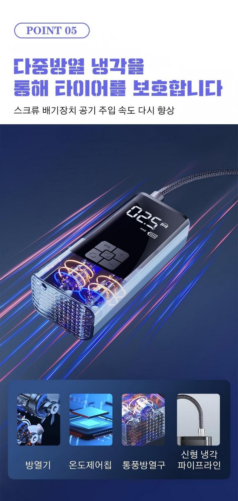 Taeo Gonggiap Ju Pack Gi Portable Wireless All-in-One Set 6000 mAh Taeo Apryeok Moniteoring /led Sonjeondeung / Bojo Pear Teori / Jadongcha Nonggug (타이어 공기압 주입기 휴대용 무선 올인원 세트 6000mAh 타이어 압력 모니터링/led손전등/보조배터리/자동차 농구공 자전거 오토바이 다용도에어펌프, 블랙, 1세트)