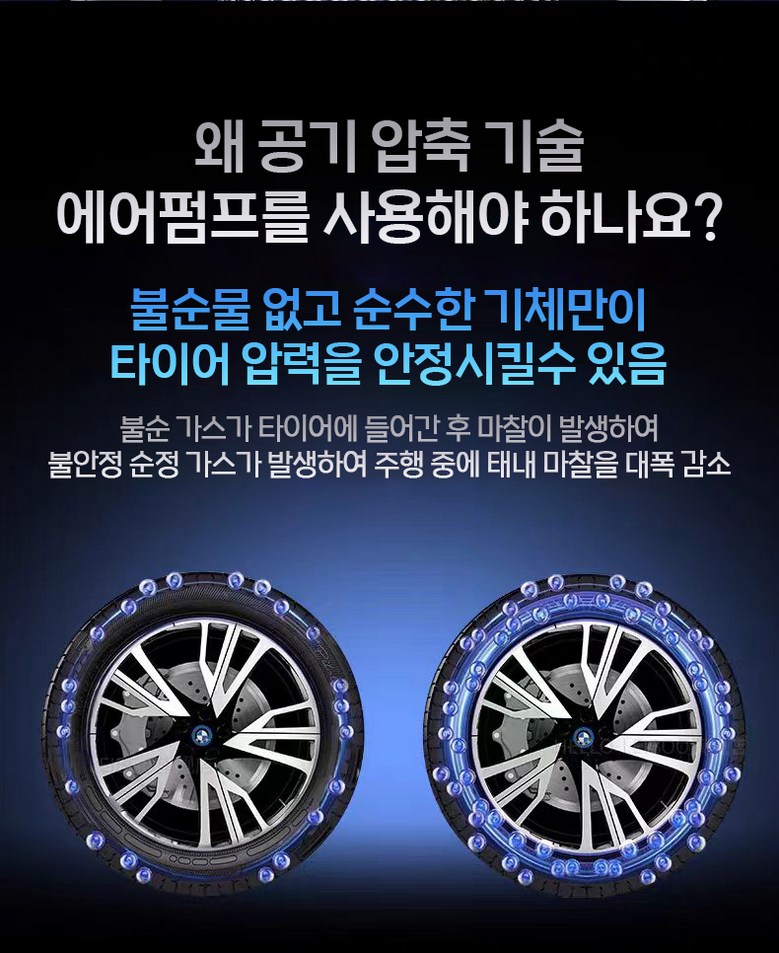 VERVEO 타이어 공기압 주입기 6000mAh 다용도 공기 주입기 자동차 자전거 오토바이 농구공 휴대용무선 전동 에어펌프, 블랙, 1개