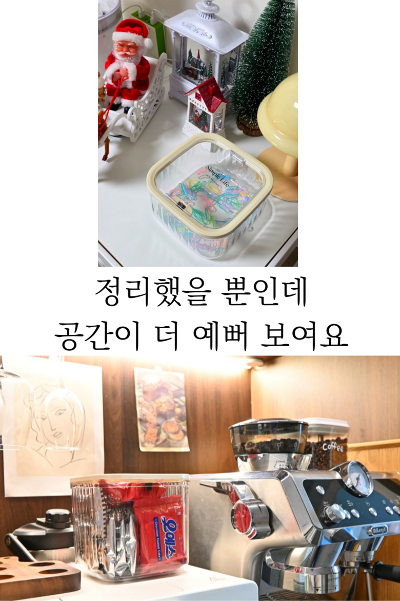 Chaeseu Pyeonri Dayong Wonteochi Kaepsyul Set Je Storage Ham , Tumyeong (채로스 편리한 다용도 원터치 캡슐세제 보관함, 투명)