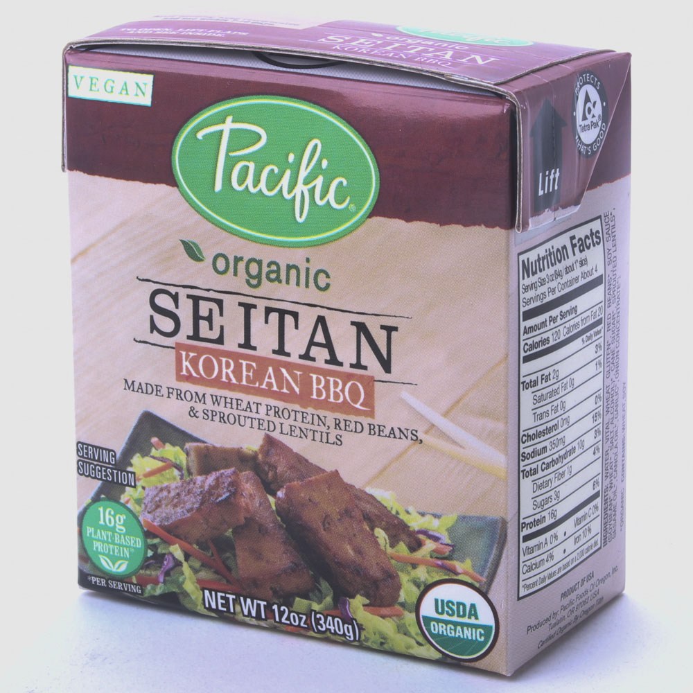 Pacific Organic Seitan 韓式燒烤, 1個, 340克- | 酷澎